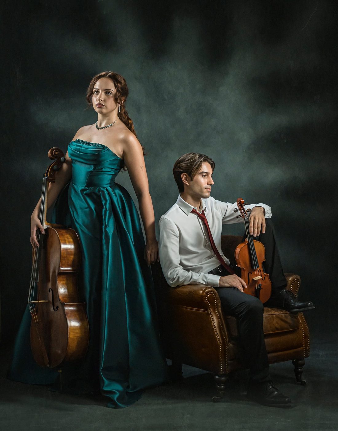 Alejandro y Carla, dúo de violín y violonchelo de Sènia Ensemble